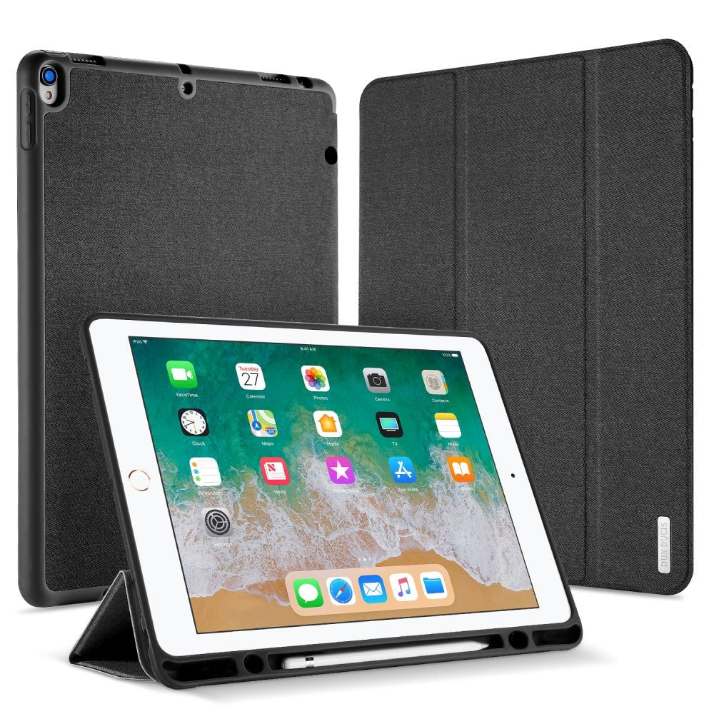 Ipad Pro 12   Quot   2017  Stof Tekstur Cover Dux Ducis Domo Series Quality Case Sort