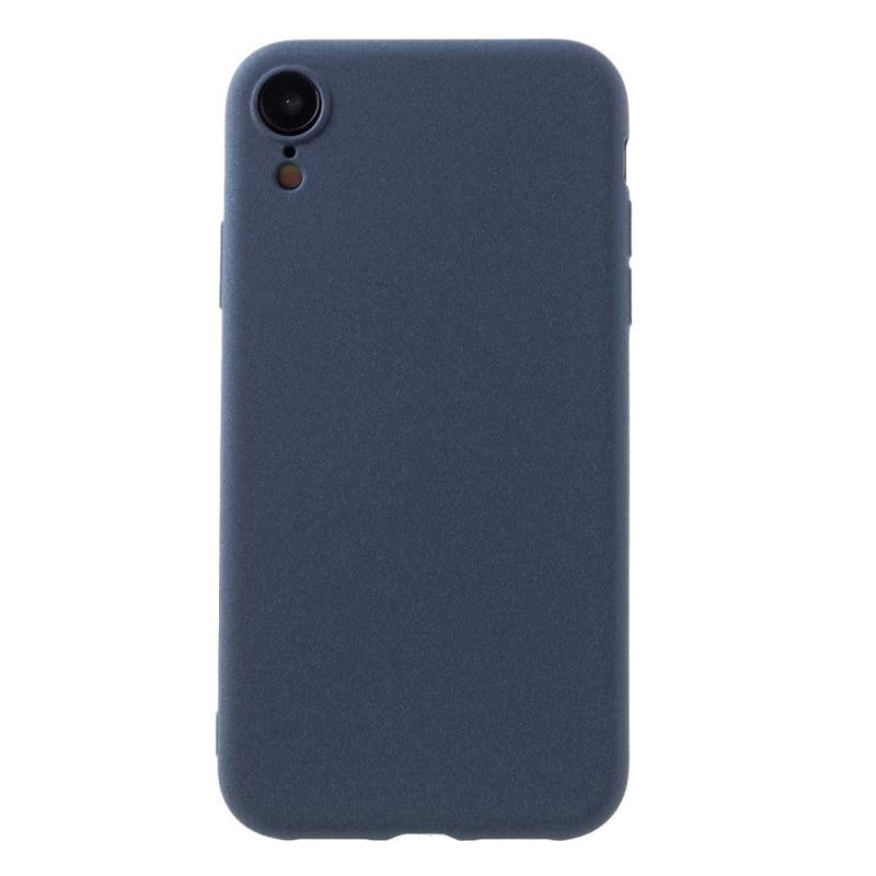 Iphone   Eiderwood Mat Fleksibelt Plastik Bagside Cover Mørkeblå