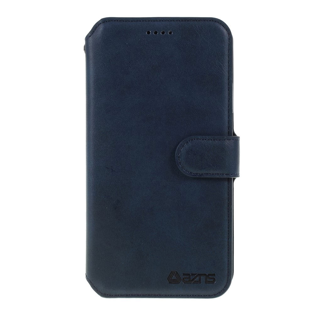 Apple Iphone 11 Azns Læder Cover    Kortholder Blå