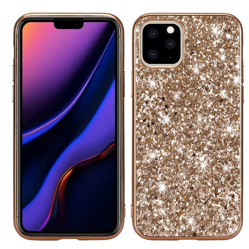 Eiderwood Iphone 11 Pro Max Glitter Hybrid Bagside Cover Guld