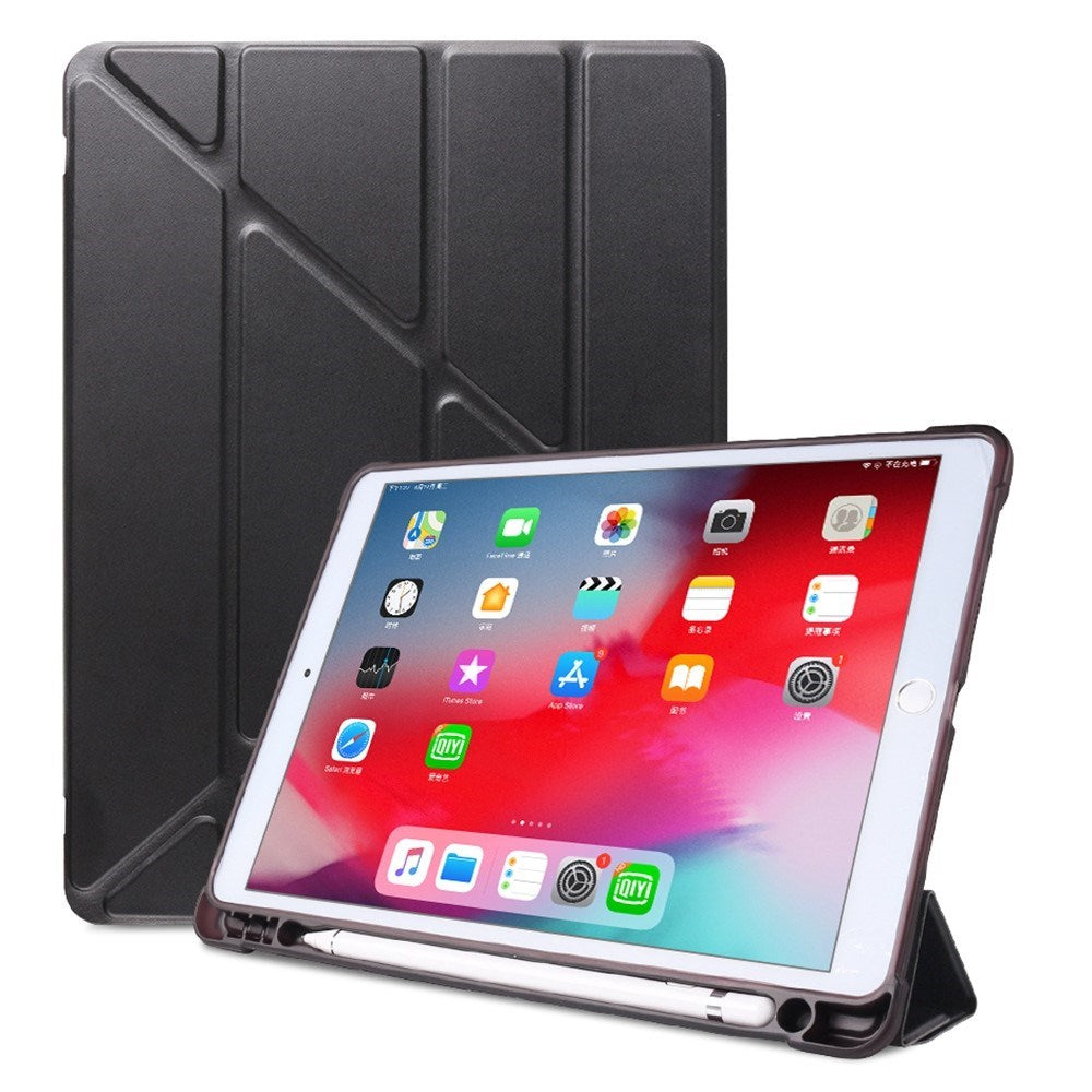 Ipad 10   Quot   2021   2020   2019    Ipad Pro 10     Ipad Air  2019  Cover Fleksibelt Origami Cover Sort