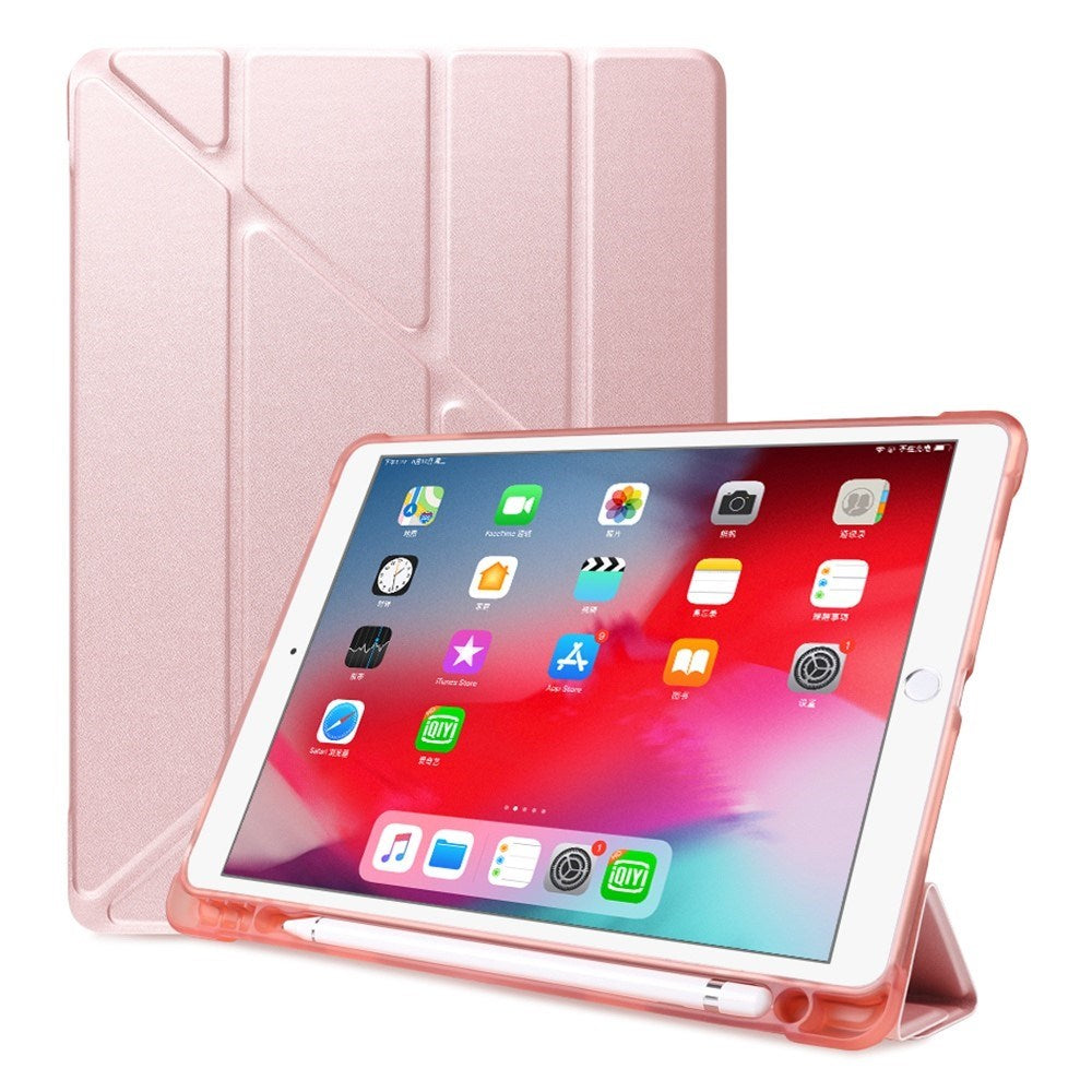 Ipad 10   Quot   2021   2020   2019    Ipad Pro 10     Ipad Air  2019  Cover Fleksibelt Origami Cover Rose Gold