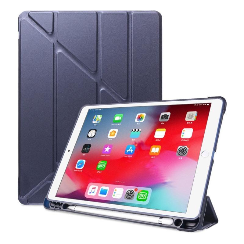 Ipad 10   Quot   2021   2020   2019    Ipad Pro 10     Ipad Air  2019  Cover Fleksibelt Origami Cover Mørkeblå