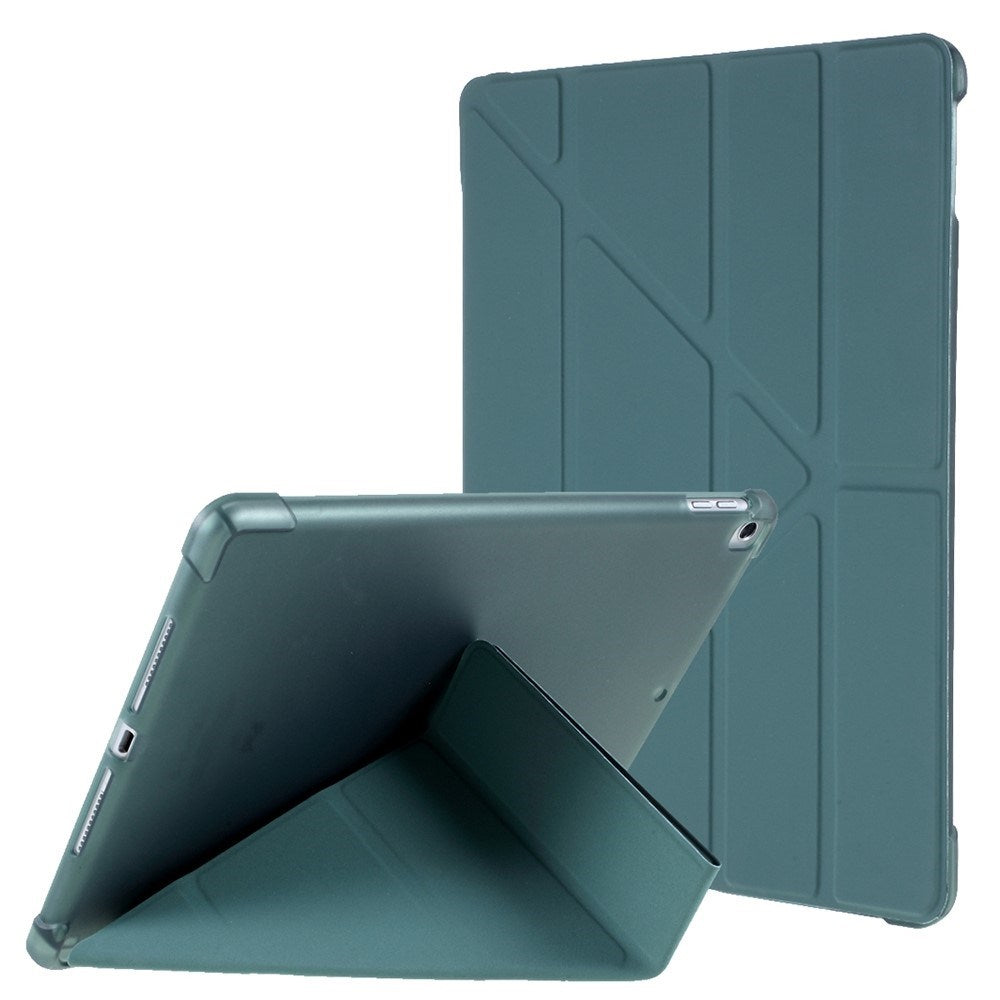 Ipad 10   Quot   2021   2020   2019    Ipad Pro 10     Ipad Air  2019  Cover Fleksibelt Origami Cover Mørkegrøn