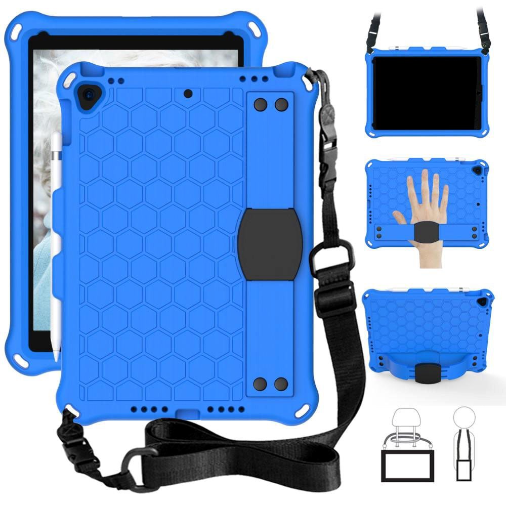Ipad 10   Quot   2021   2020   2019    Ipad Pro 10     Ipad Air  2019  Børne Cover    Skulderstrop Bikube Mønster Blå