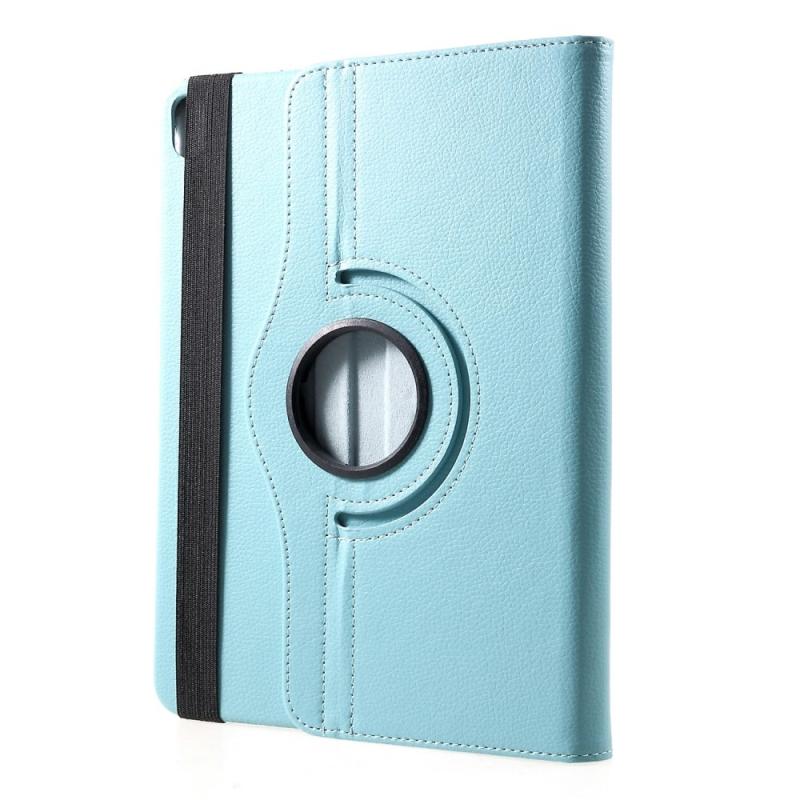 Ipad Air 11  2024    Air 10    2022 2020    Ipad Pro 11  2022-2018  Læder Cover 360 Grader Roterbar Lyseblå