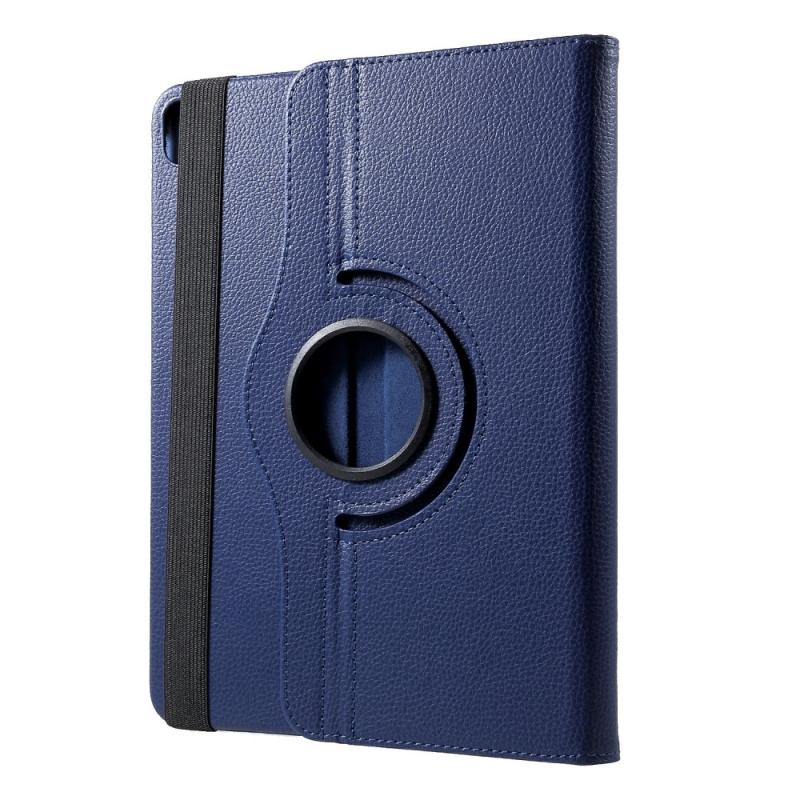 Ipad Air 11  2024    Air 10    2022 2020    Ipad Pro 11  2022-2018  Læder Cover 360 Grader Roterbar Mørkeblå