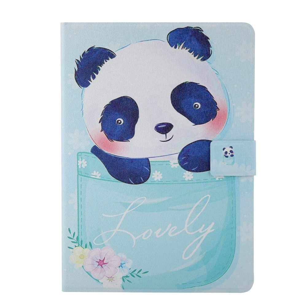 Ipad 10    2021   2020   2019    Air  2019    Pro 10   Quot   2017  Læder Cover    Stand Lovely Panda