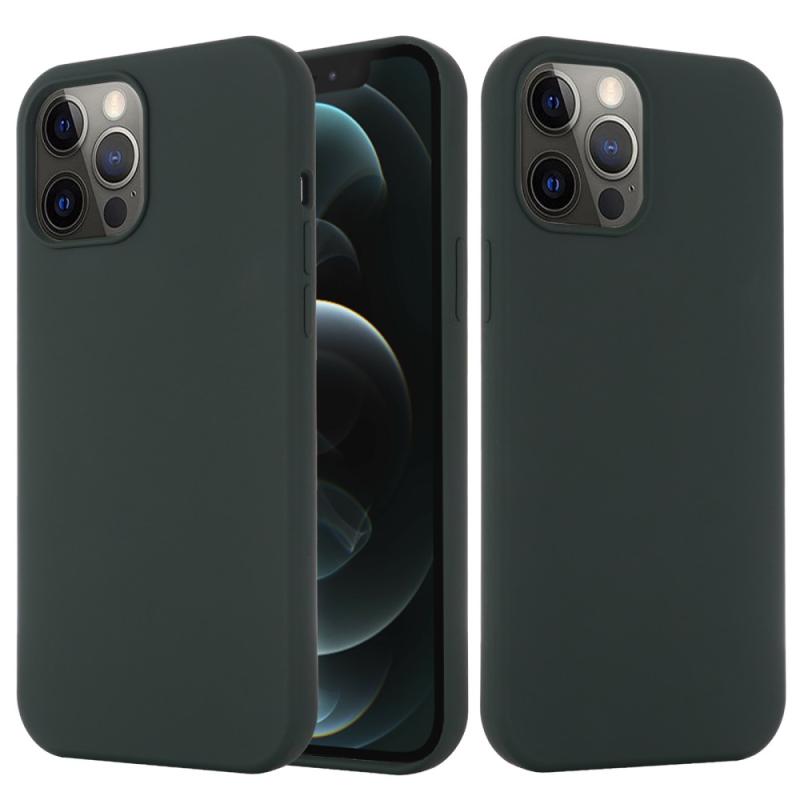 Iphone 12 Pro Max Azmaro Silikone Magsafe Cover Mørkegrøn