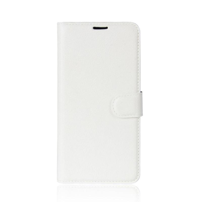 Apple Iphone     Litchi Flip Cover    Kortholder Hvid
