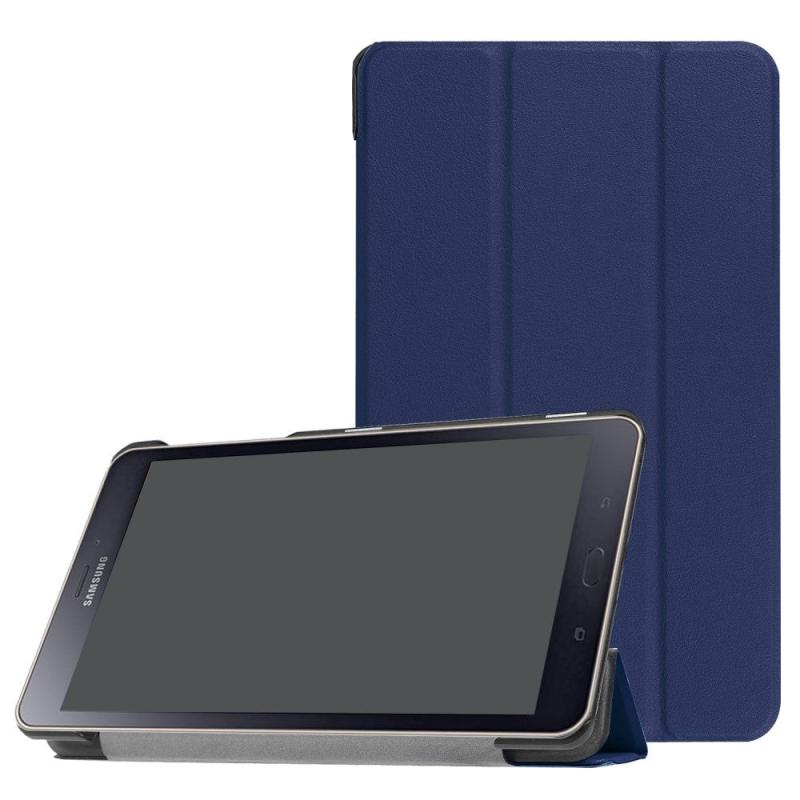 Samsung Galaxy Tab        2017  Foldbart Cover    Ståfunktion Mørkeblå