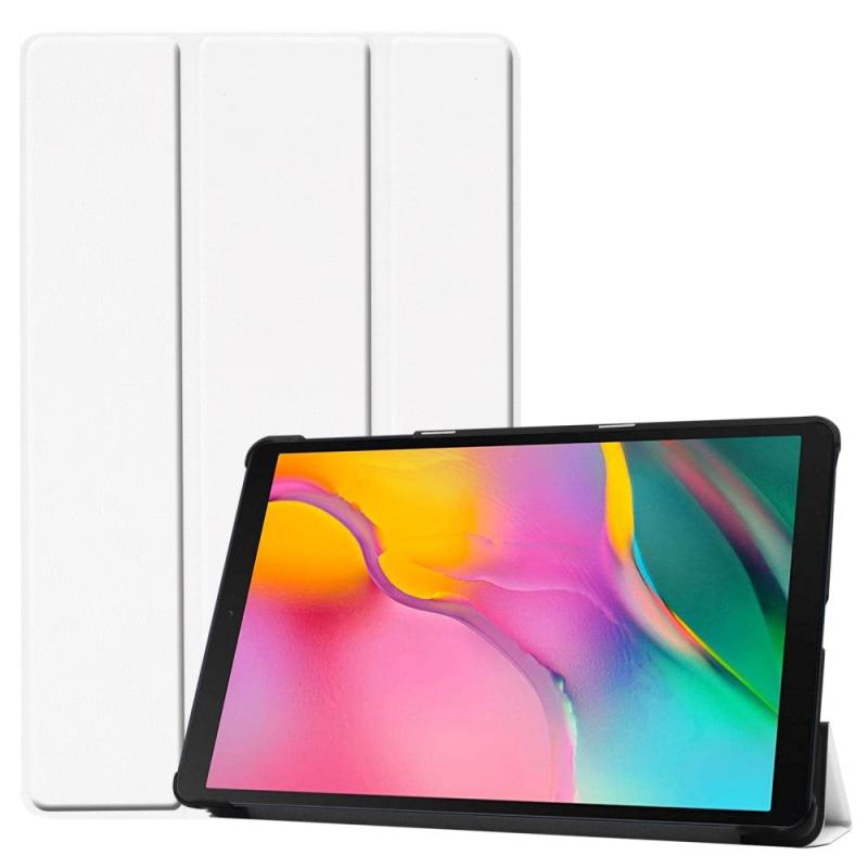 Samsung Galaxy Tab   10    2019  Foldbart Cover    Stand Hvid