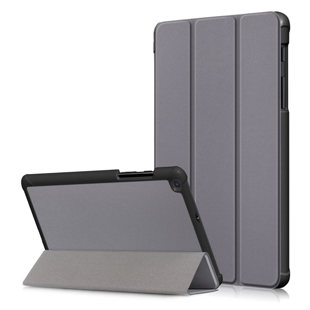 Samsung Galaxy Tab        2019  Hard Case Tri-fold Cover    Ståfunktion Grå