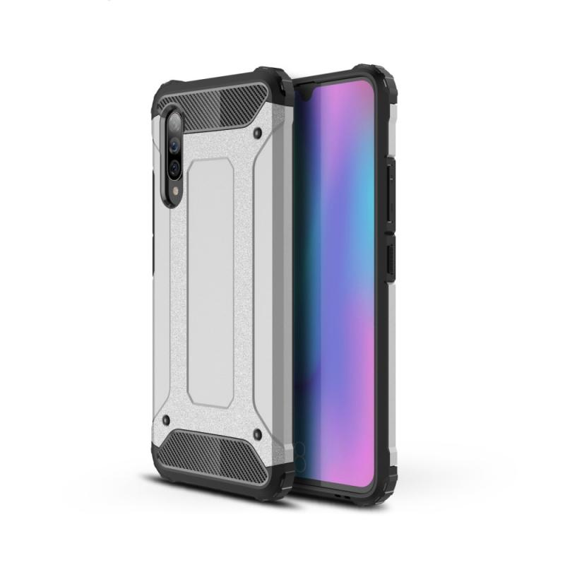 Samsung Galaxy A90 5g Armor Guard Hybrid Cover Sølv