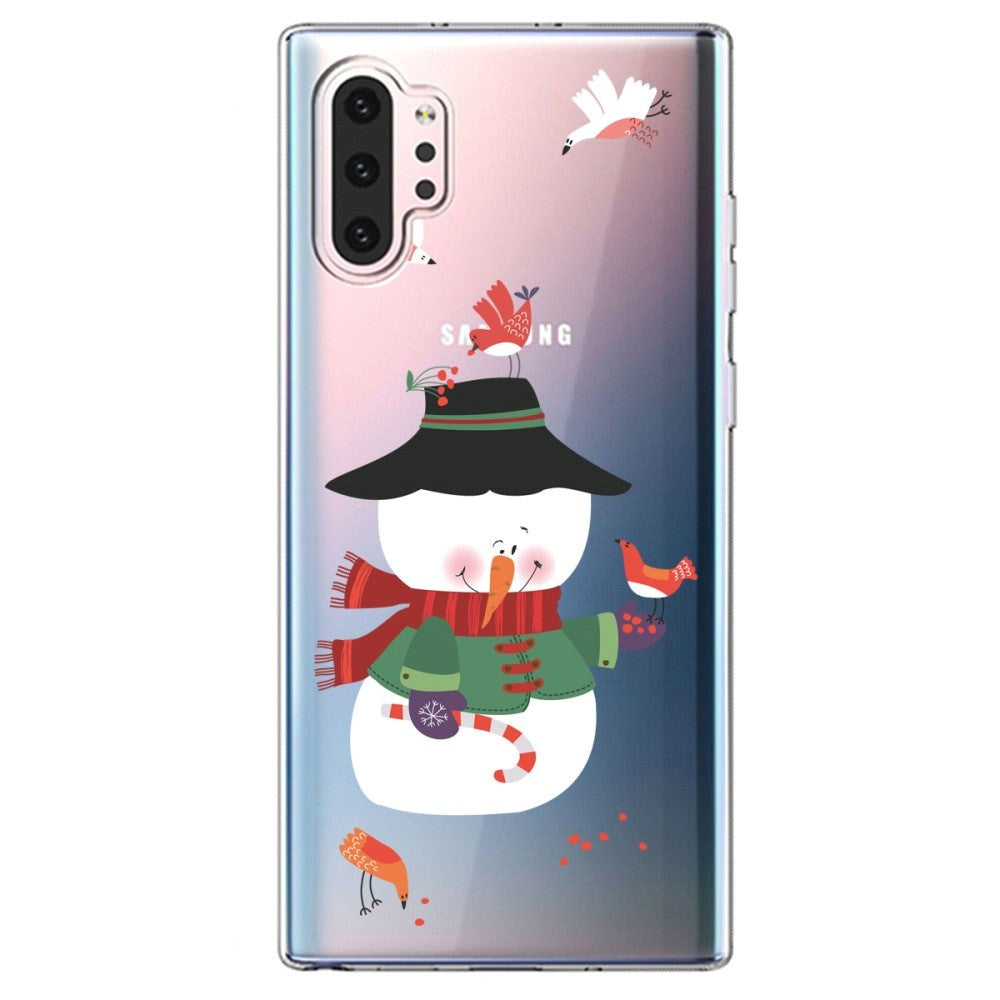 Samsung Galaxy Note 10   Plus  Fleksibelt Plastik Cover Snemand    Fugle