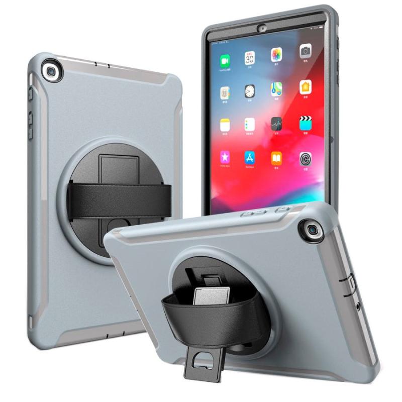 Samsung Galaxy Tab   10    2019  Håndværker Case    Håndholder Grå