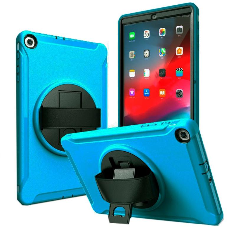 Samsung Galaxy Tab   10    2019  Håndværker Cover    Håndholder Blå   Sort