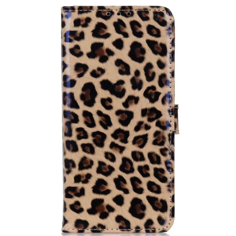 Samsung Galaxy Note 20 Læder Cover    Kortholder Leopard