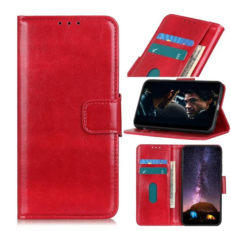 Samsung Galaxy Note 20 Ultra   20 Ultra 5g Classic Læder Cover   Pung Rød