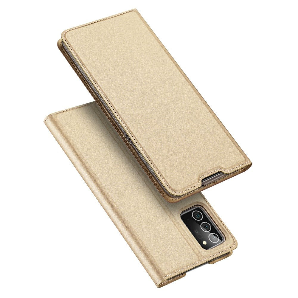 Samsung Galaxy Note 20 Dux Ducis Skin Pro Series Læder Cover    Kortholder Guld