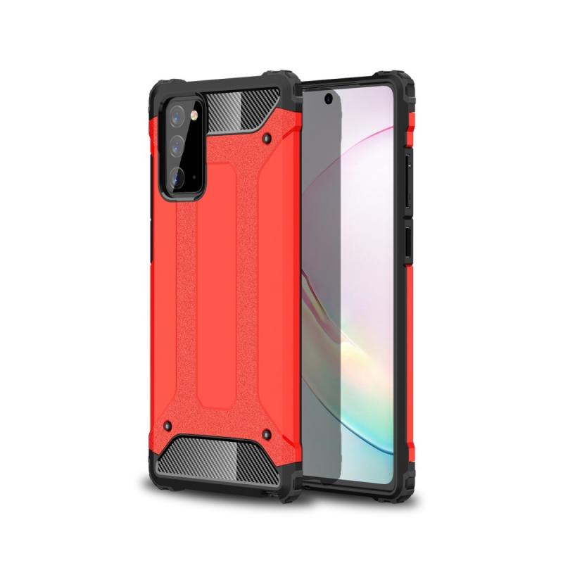 Samsung Galaxy Note 20   Note 20 5g Armor Guard Hybrid Cover Rød