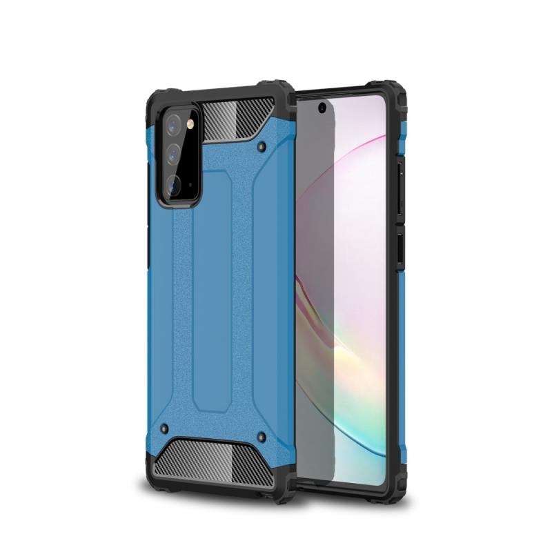 Samsung Galaxy Note 20   Note 20 5g Armor Guard Hybrid Cover Lyseblå
