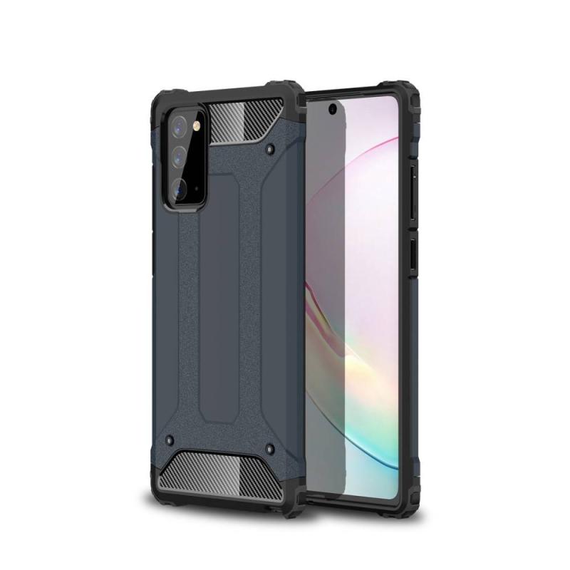 Samsung Galaxy Note 20   Note 20 5g Armor Guard Hybrid Cover Mørkeblå