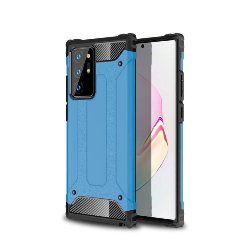 Samsung Galaxy Note 20 Ultra   Ultra 5g Armor Guard Hybrid Cover Lyseblå