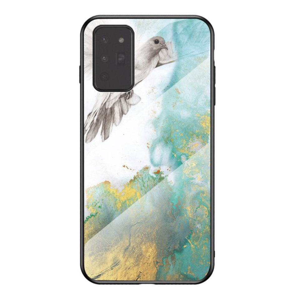Samsung Galaxy Note 20 Cover    Glasbagside Marmor   Due