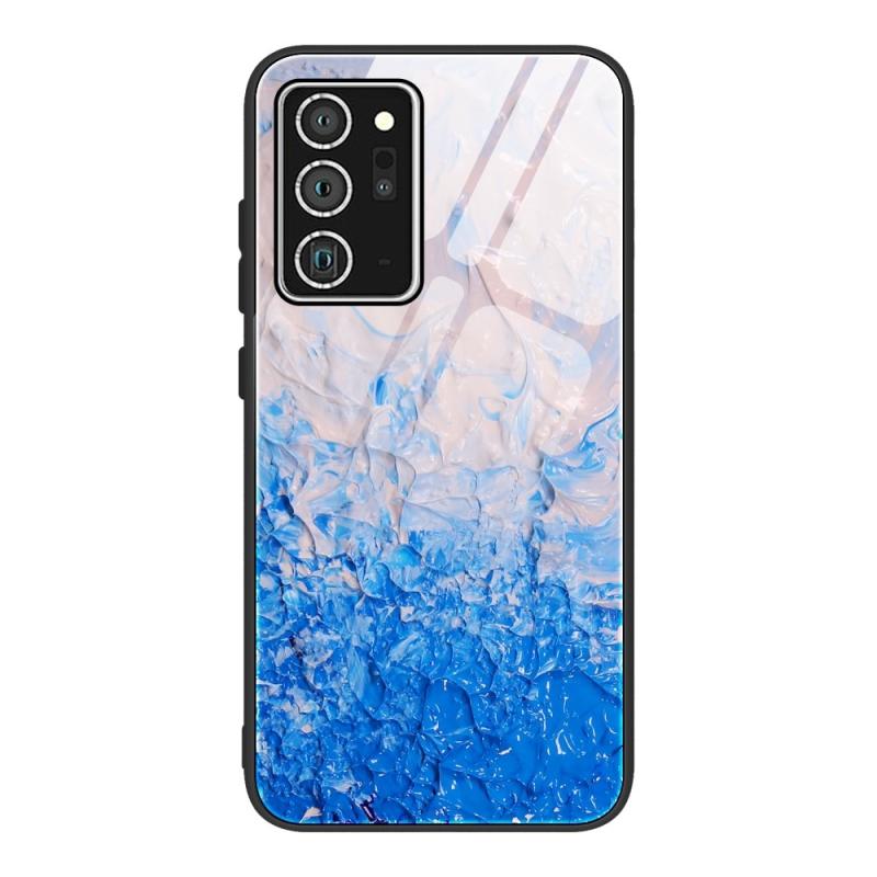Samsung Galaxy Note 20 Ultra   Ultra 5g Hybrid Cover Med Bagside   Glas Marmor Design 07