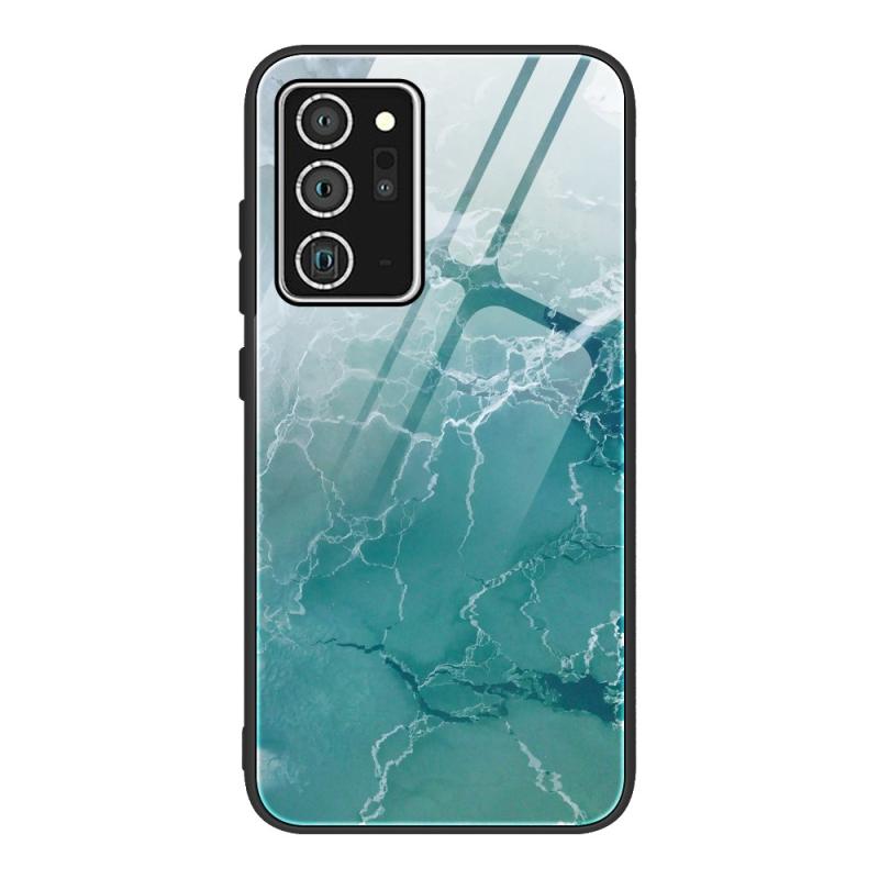 Samsung Galaxy Note 20   Note 20 5g Hybrid Cover Med Bagside   Glas Marmor Design 04