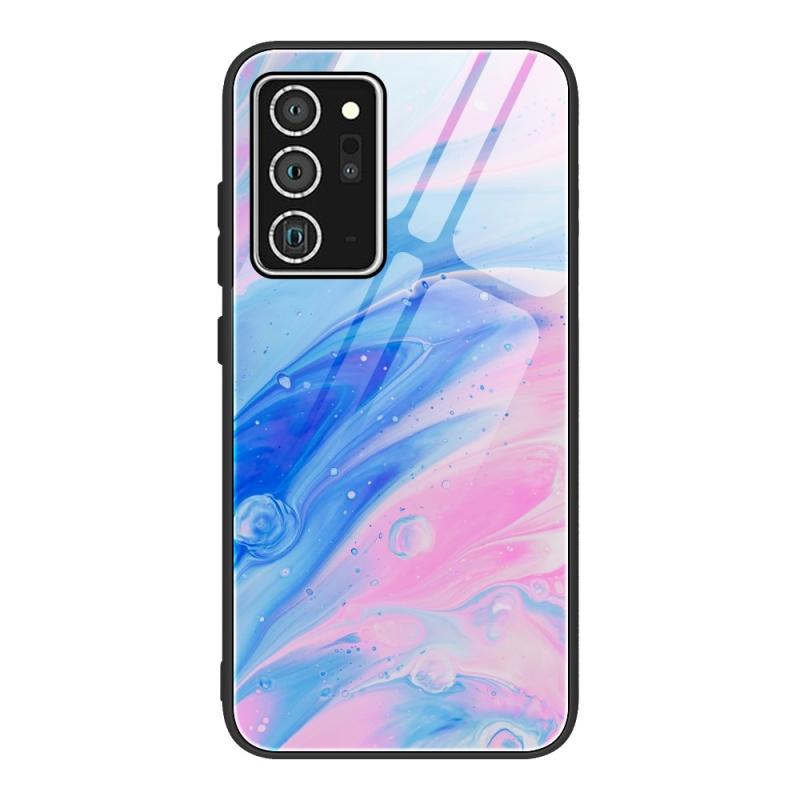 Samsung Galaxy Note 20   Note 20 5g Hybrid Cover Med Bagside   Glas Marmor Design 05