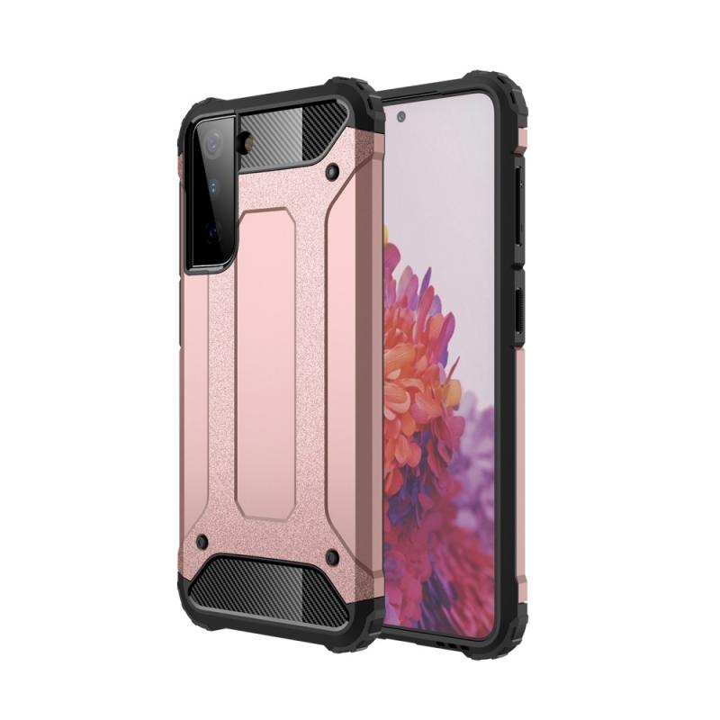 Samsung Galaxy S21 Plus 5g Armor Guard Hybrid Cover Rosa Guld