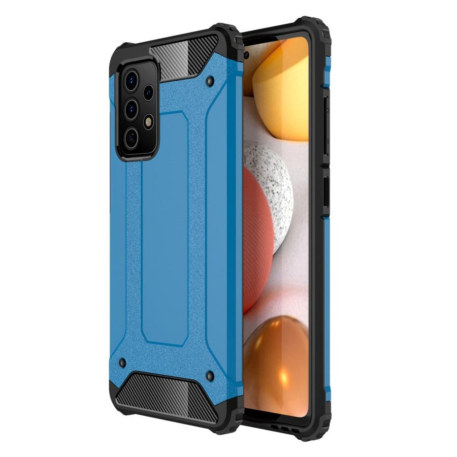 Samsung Galaxy A72  4g   5g  Armor Guard Håndværker Bagside Cover Blå