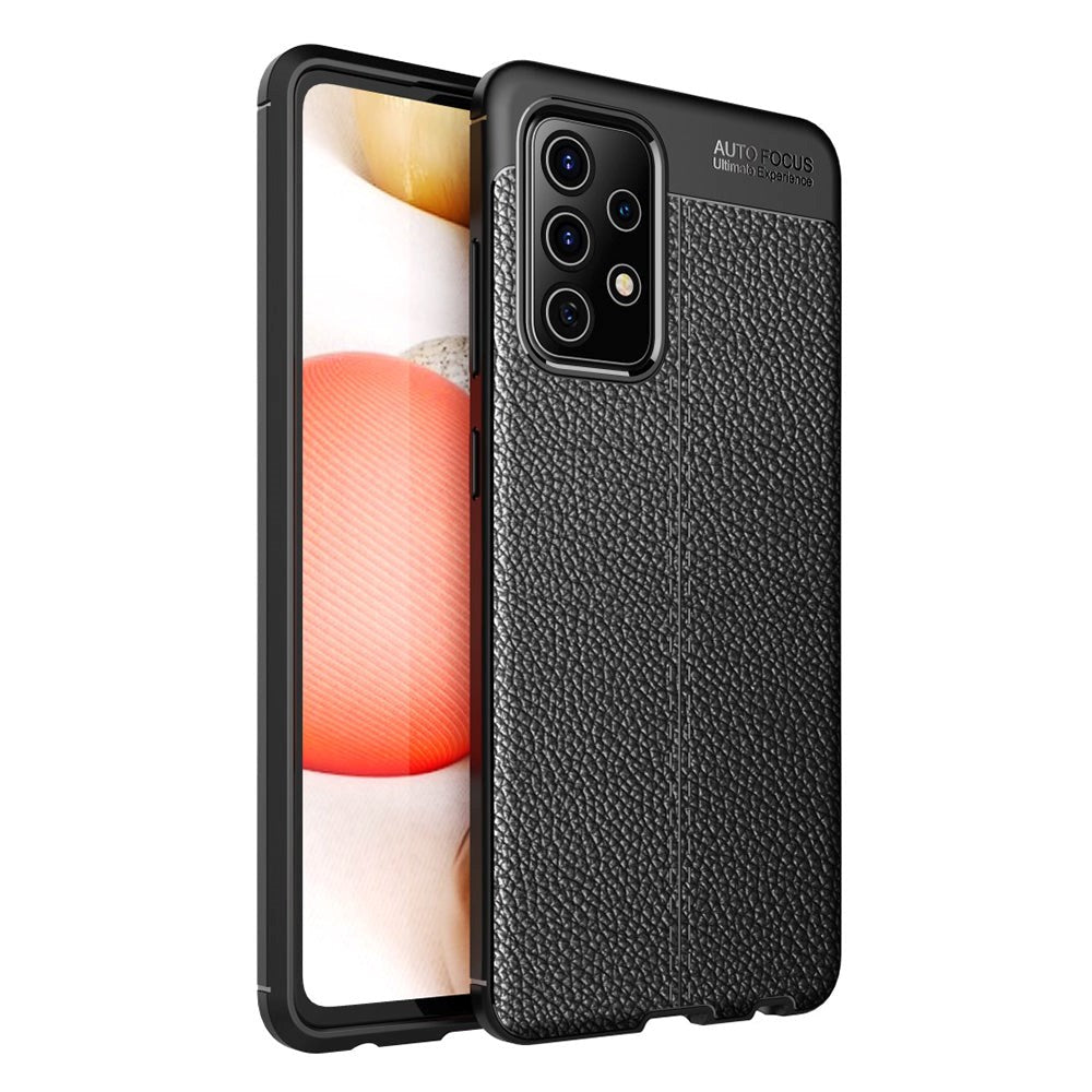 Samsung Galaxy A72  4g   5g  Litchi Plastik Cover Sort