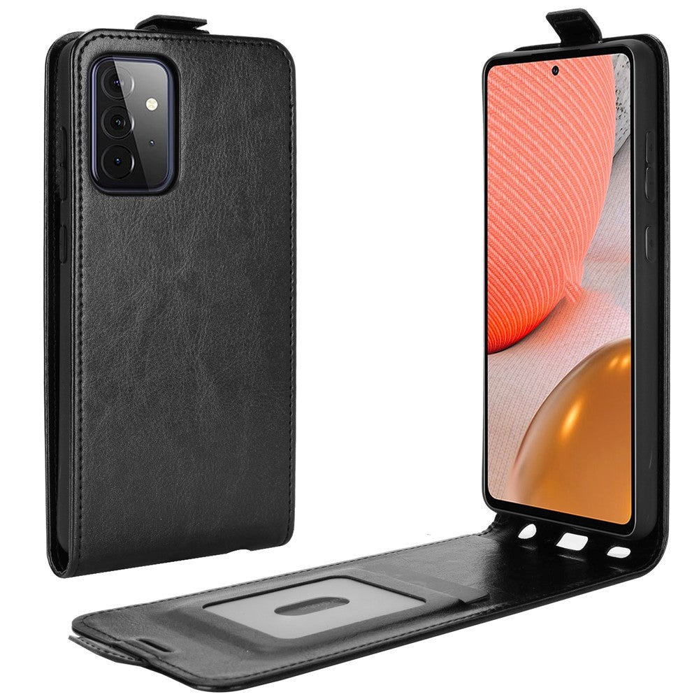 Samsung Galaxy A72  4g   5g  Vertikal Flip Cover Sort