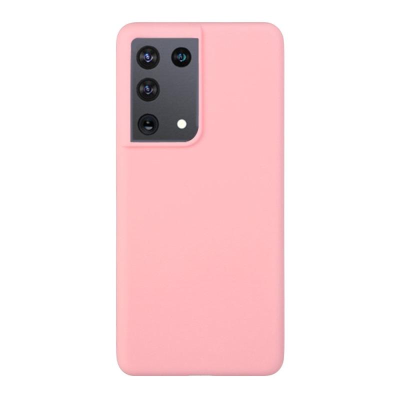 Eiderwood Samsung Galaxy S21 Ultra Silikone Bagside Cover Lyserød
