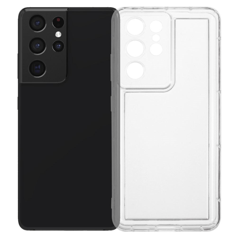 Eiderwood Samsung Galaxy S21 Ultra Fleksibelt Stødabsorberende Plastik Cover Gennemsigtig