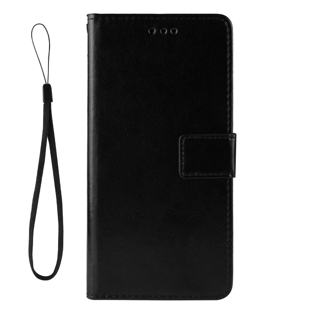 Samsung Galaxy Xcover   Neutralt Flip Læder Cover    Pung Sort