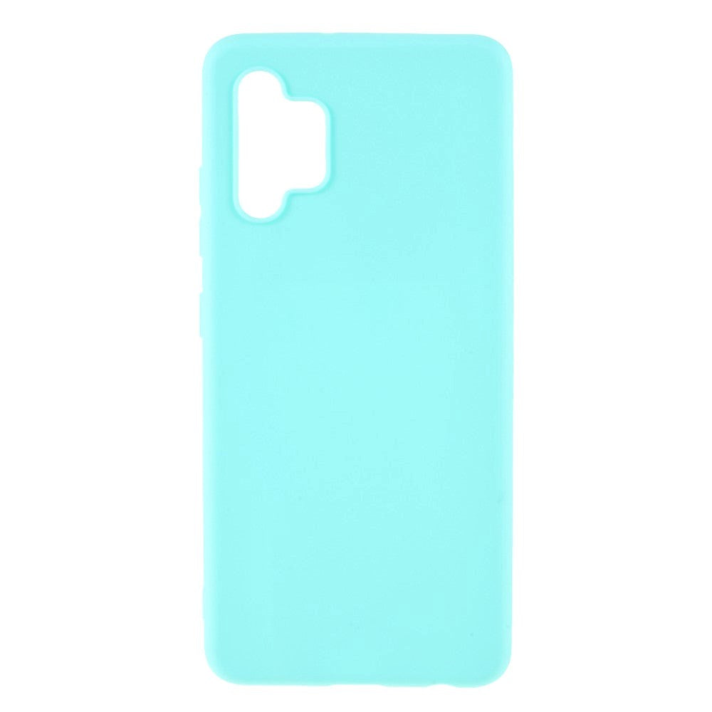 Samsung Galaxy A32  4g  Mat Fleksibelt Bagside Cover Blå