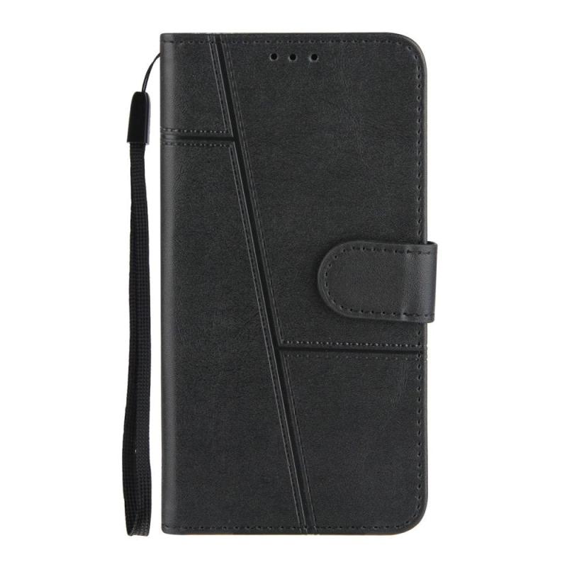 Samsung Galaxy A72  4g   5g  Læder Flip Cover    Pung   Ståfunktion Sort