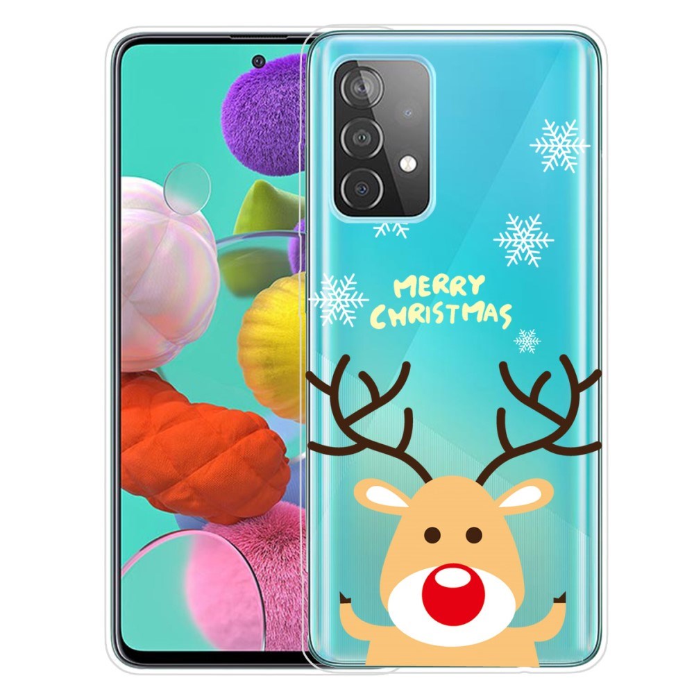 Samsung Galaxy A72 5g   4g Tpu Plast Julecover Merry Christmas Rudolf