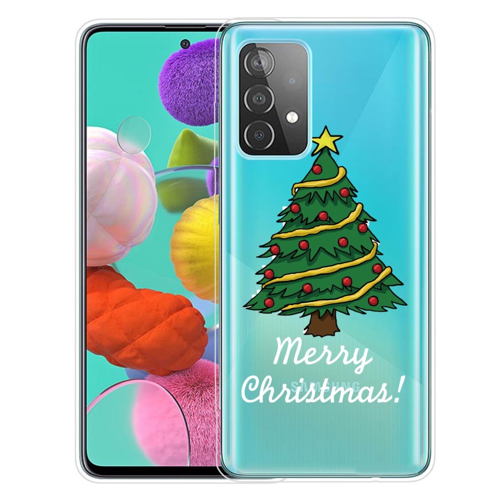 Samsung Galaxy A72 5g   4g Tpu Plast Julecover Merry Christmas Juletræ