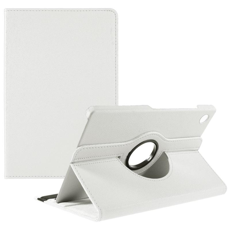 Samsung Galaxy Tab A8  2021  Læder Cover 360 Grader Roterbart Hvid
