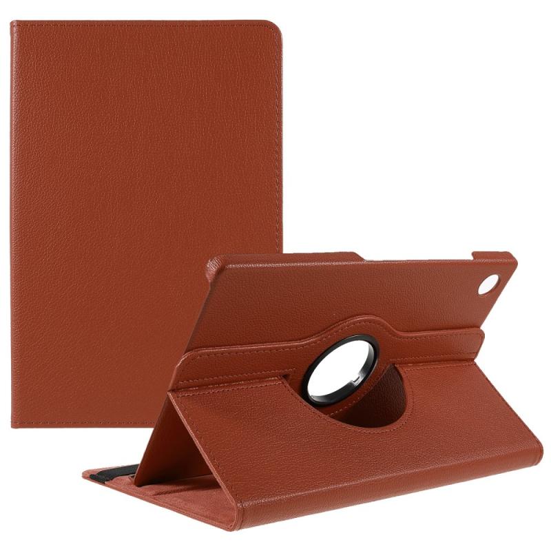 Samsung Galaxy Tab A8  2021  Læder Cover 360 Grader Roterbart Brun