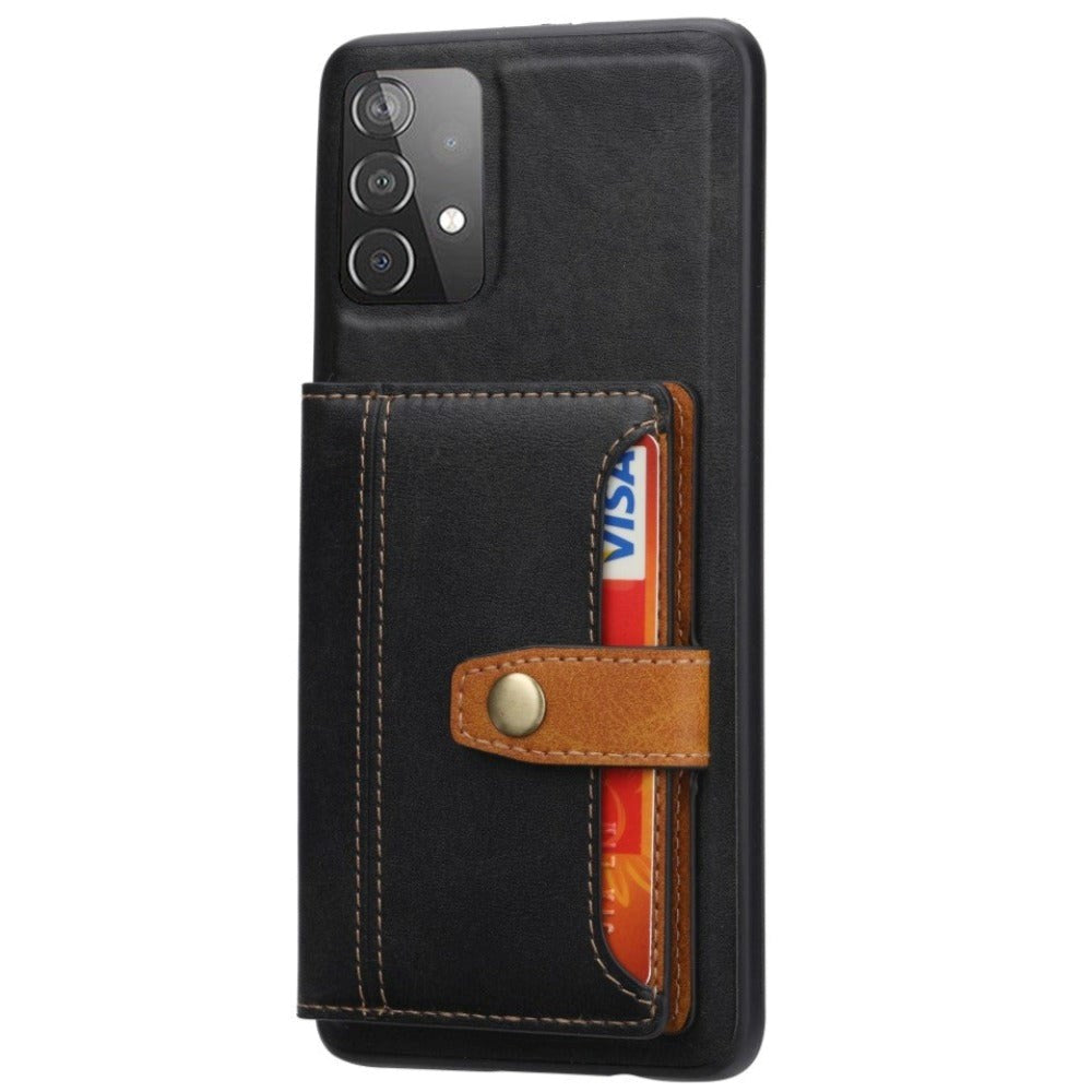 Samsung Galaxy A53  5g  Bagside Cover    Kortholder Sort