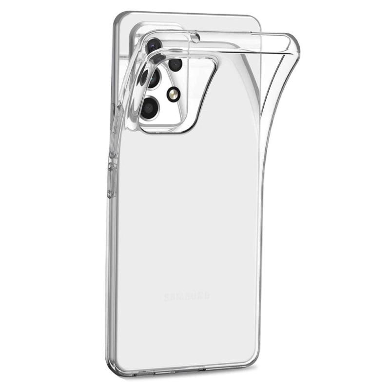 Samsung Galaxy A53  5g  Fleksibelt Tpu Plastik Bagside Cover Gennemsigtig