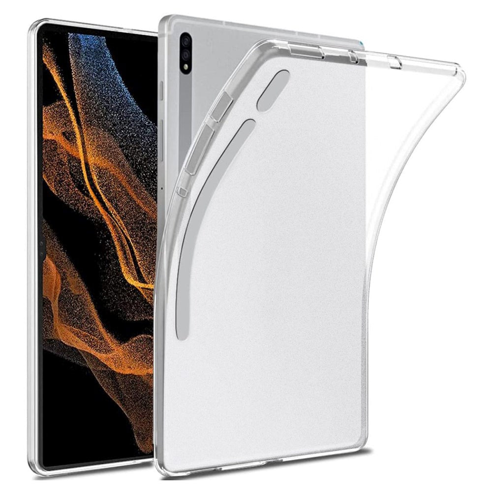 Samsung Galaxy Tab S8 Ultra Fleksibelt Cover Mat Gennemsigtig