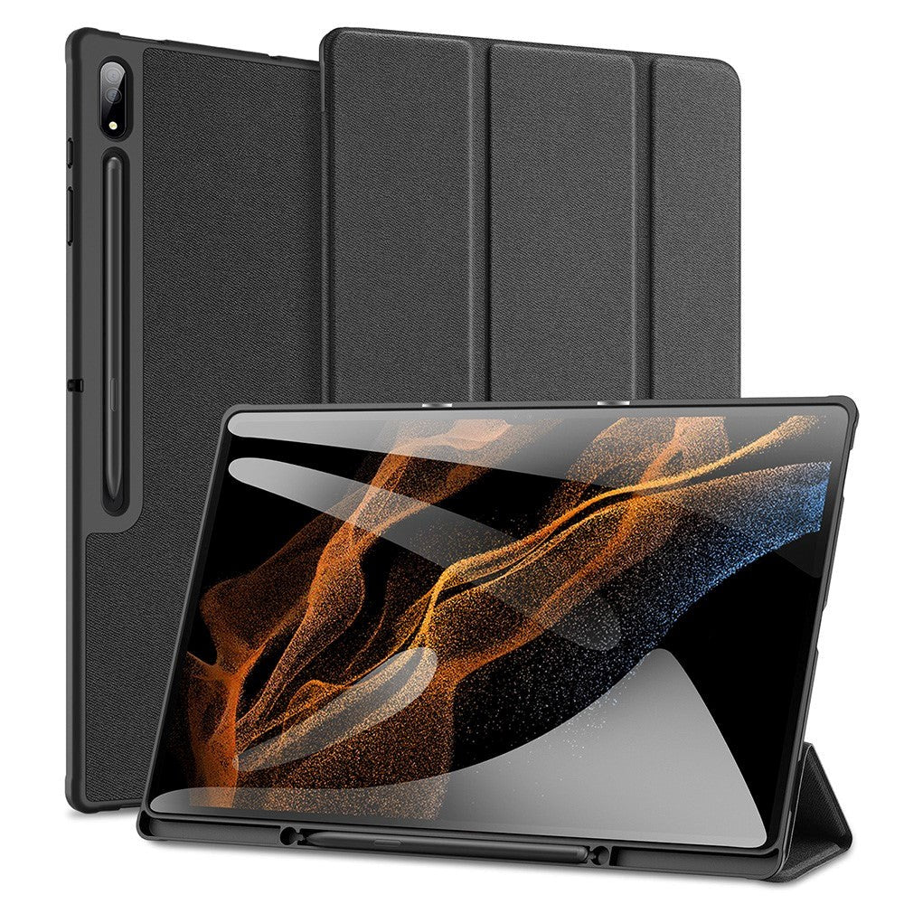 Samsung Galaxy Tab S8 Ultra Dux Ducis Domo Series Flip Cover    Pen Holder Sort