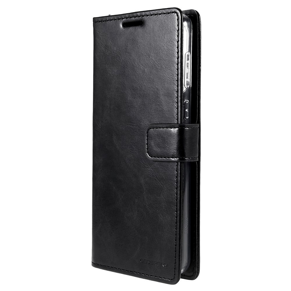 Goospery Blue Moon Samsung Galaxy A73  5g  Læder Cover    Pung Sort